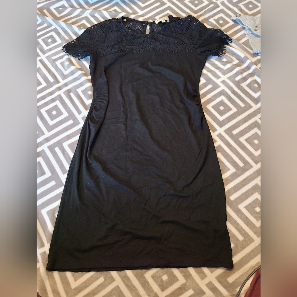 Skies are Blue Maternity black dress